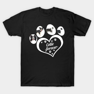 Border Collie forever dog lover T-Shirt